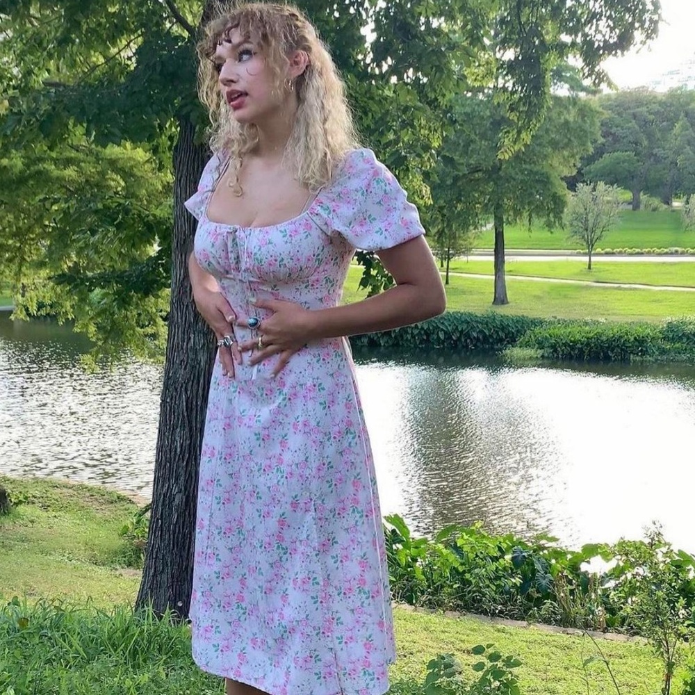 Floral Pink Dress